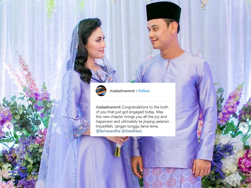 Respect! Jejai Buat Ucapan Tahniah Pada Fasha & Aidil Atas 